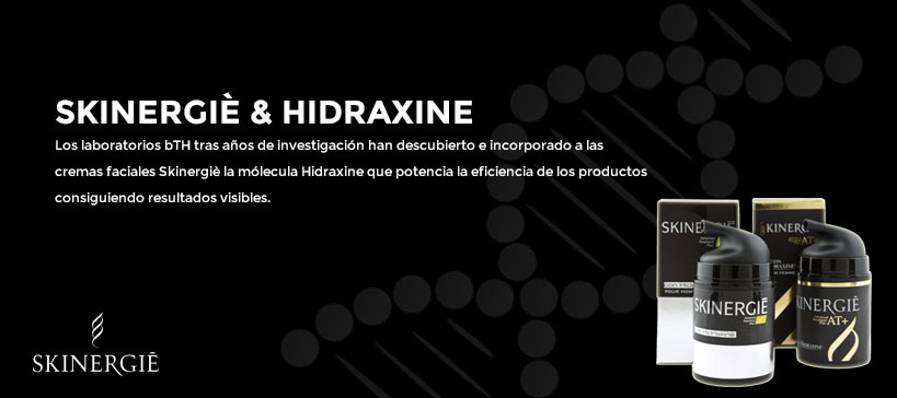 Todos los productos Skinergiè cosmética de alta calidad llevan en su composición Hidraxine para poternciar los resultados visibles
