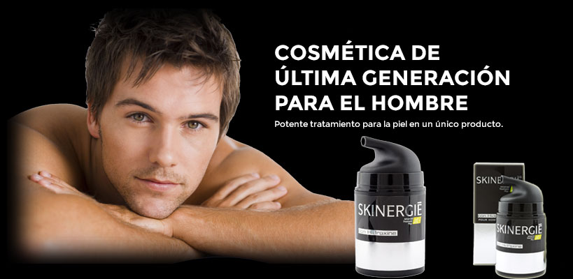 Productos para el hombre de alta cosmética Skinergiè con hidraxine. Lo mejor para el cuidado facial y personal al mejor precio